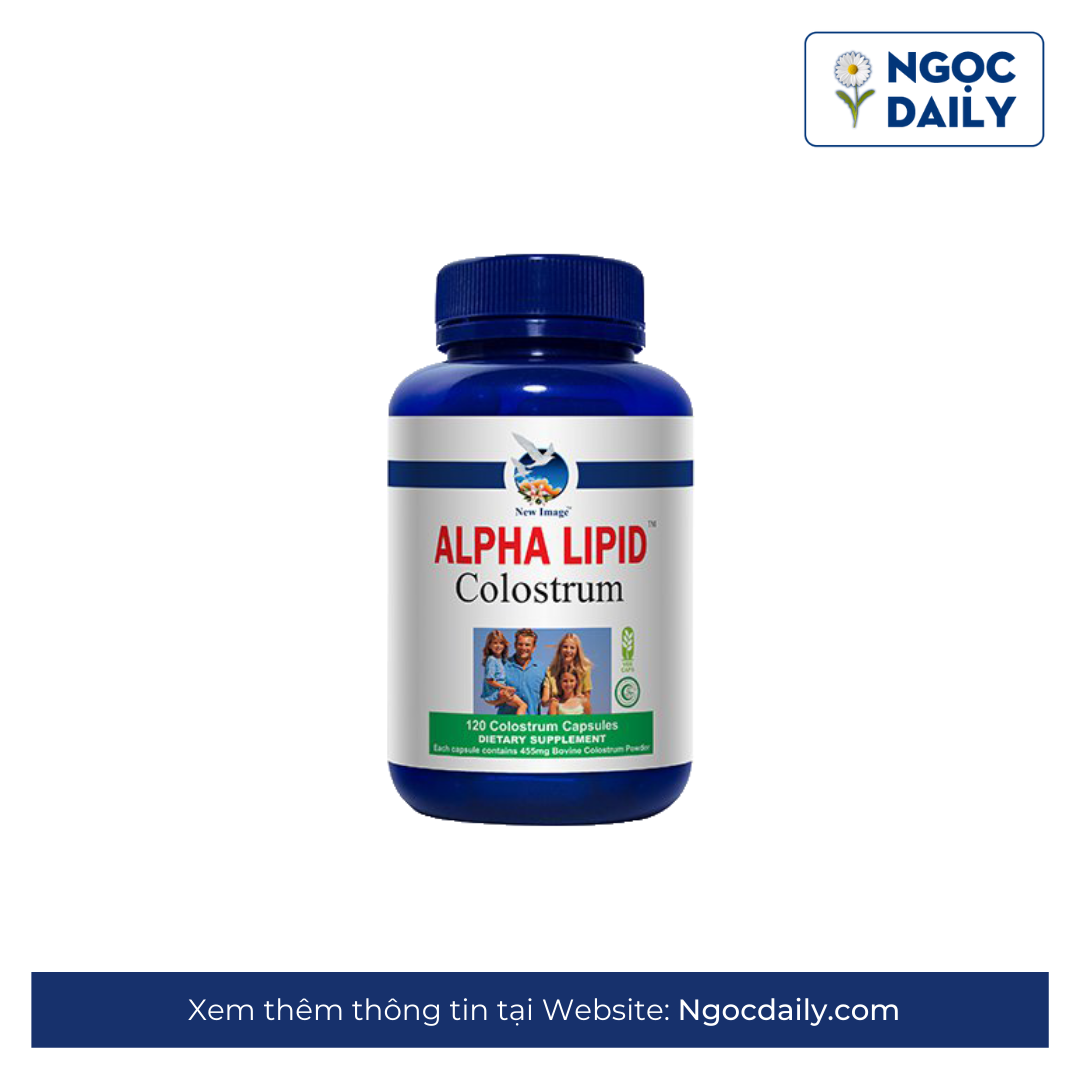 Viên nang Alpha Lipid Colostrum là sản phẩm sữa non dạng viên
